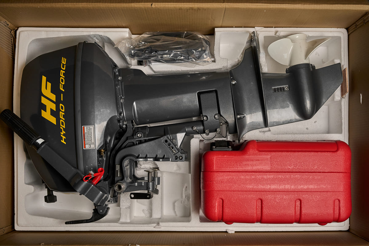 Купить 2х-тактный лодочный мотор HYDRO FORCE M 9.9 FHS в Москве фото5