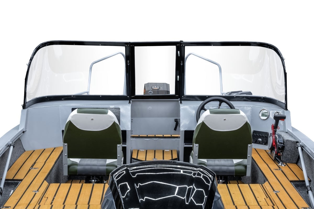 Купить Комплект Алюминиевая лодка (катер) Mikatsu (Микатсу) 570 (Z43) Sport + мотор Hidea HDEF 115 FEL-T EFI в Москве фото8