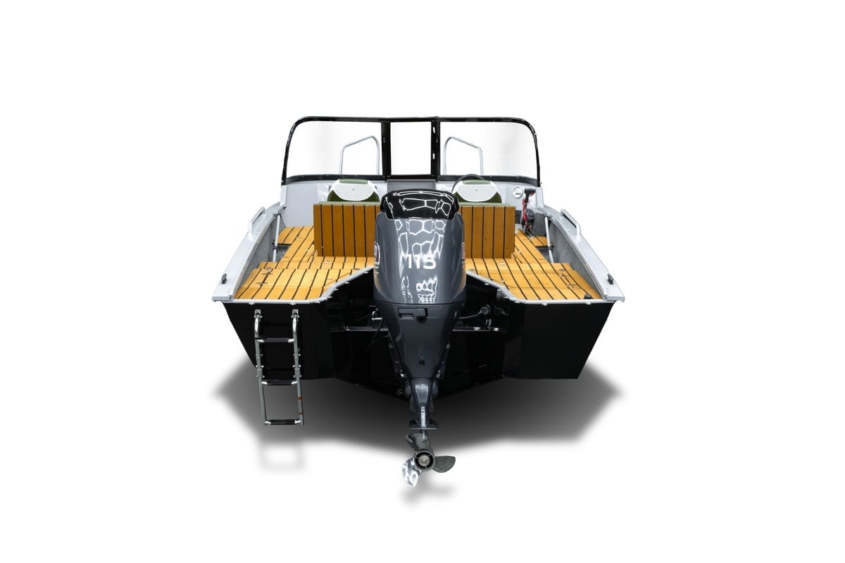 Купить Комплект Алюминиевая лодка (катер) Mikatsu (Микатсу) 570 (Z43) Sport + мотор Mikatsu MF115FEL-T EFI в Москве фото7