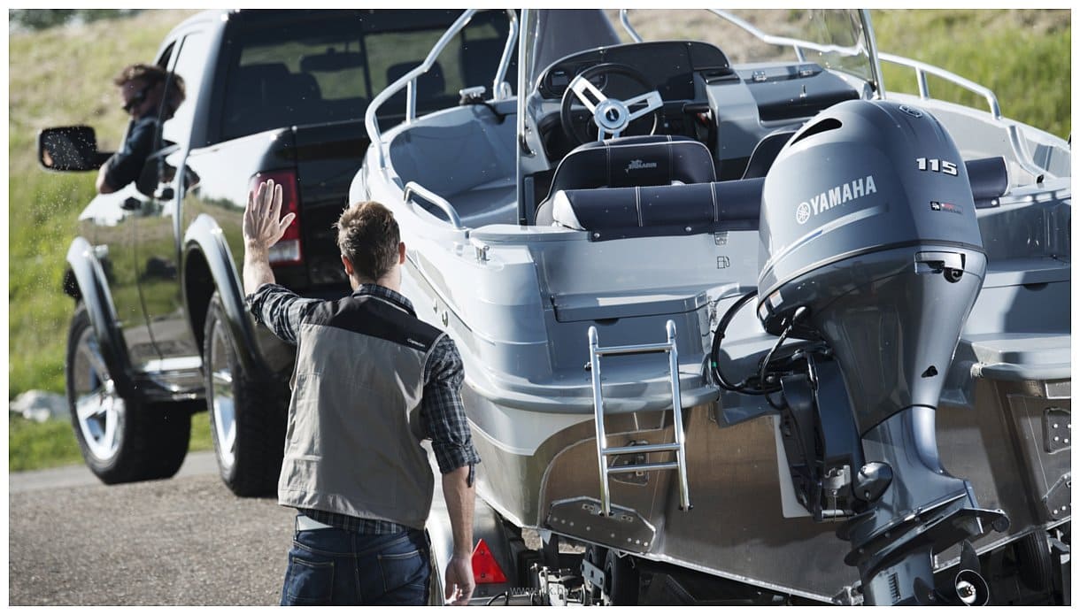 Купить Комплект Алюминиевая лодка (катер) Mikatsu (Микатсу) 590 (Z99) Premium + мотор Yamaha F115BETL в Москве фото14