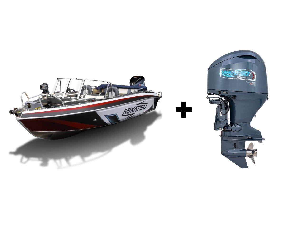 Купить Комплект Алюминиевая лодка (катер) Mikatsu (Микатсу) 590 (Z99) Sport + мотор Mikatsu MF115FEL-T EFI в Москве