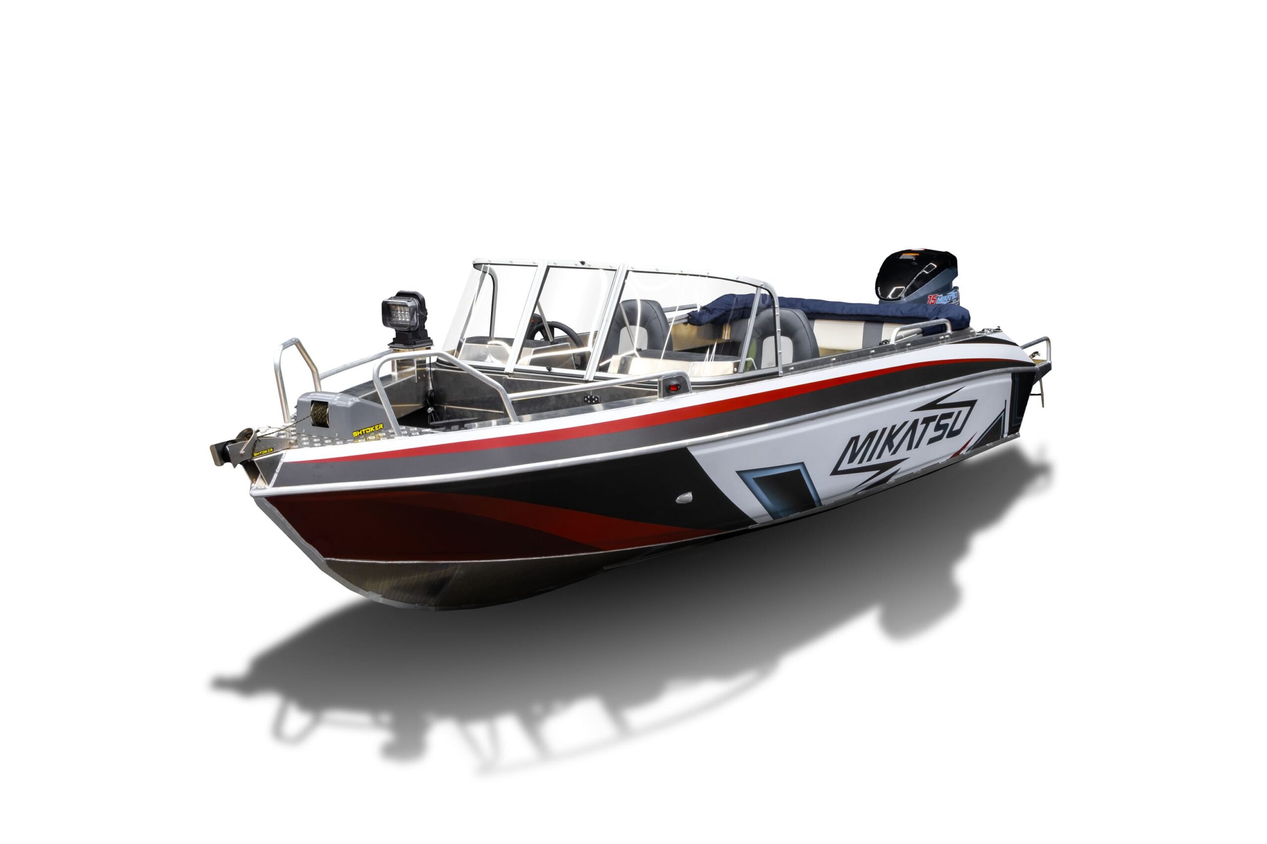 Купить Комплект Алюминиевая лодка (катер) Mikatsu (Микатсу) 590 (Z99) Sport + мотор Mikatsu MF115FEL-T EFI в Москве фото2