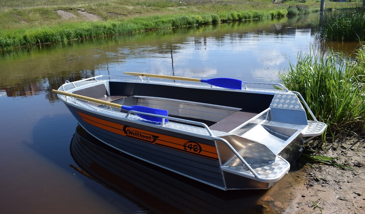 Купить Алюминиевая лодка WELLBOAT-42 ПОД ЗАКАЗ в Москве фото2