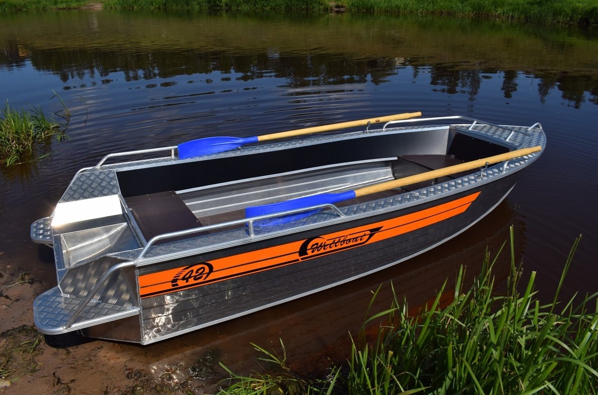 Купить Алюминиевая лодка WELLBOAT-42 ПОД ЗАКАЗ в Москве фото4