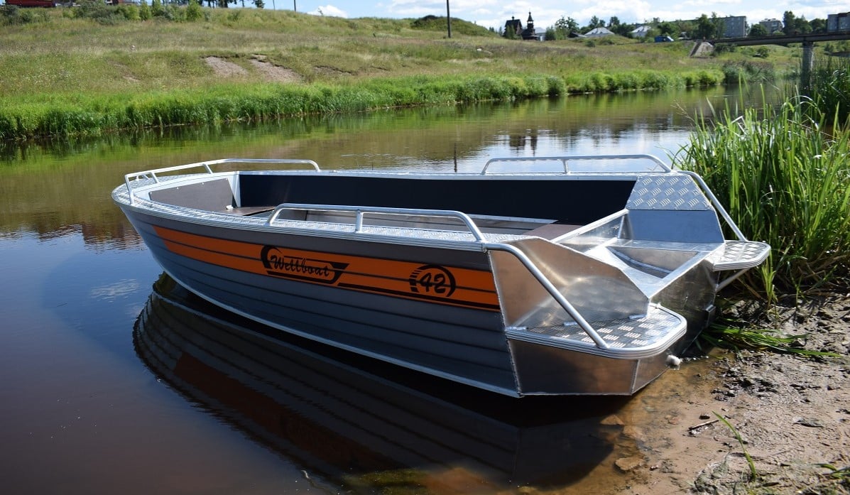 Купить Алюминиевая лодка WELLBOAT-42 ПОД ЗАКАЗ в Москве фото5