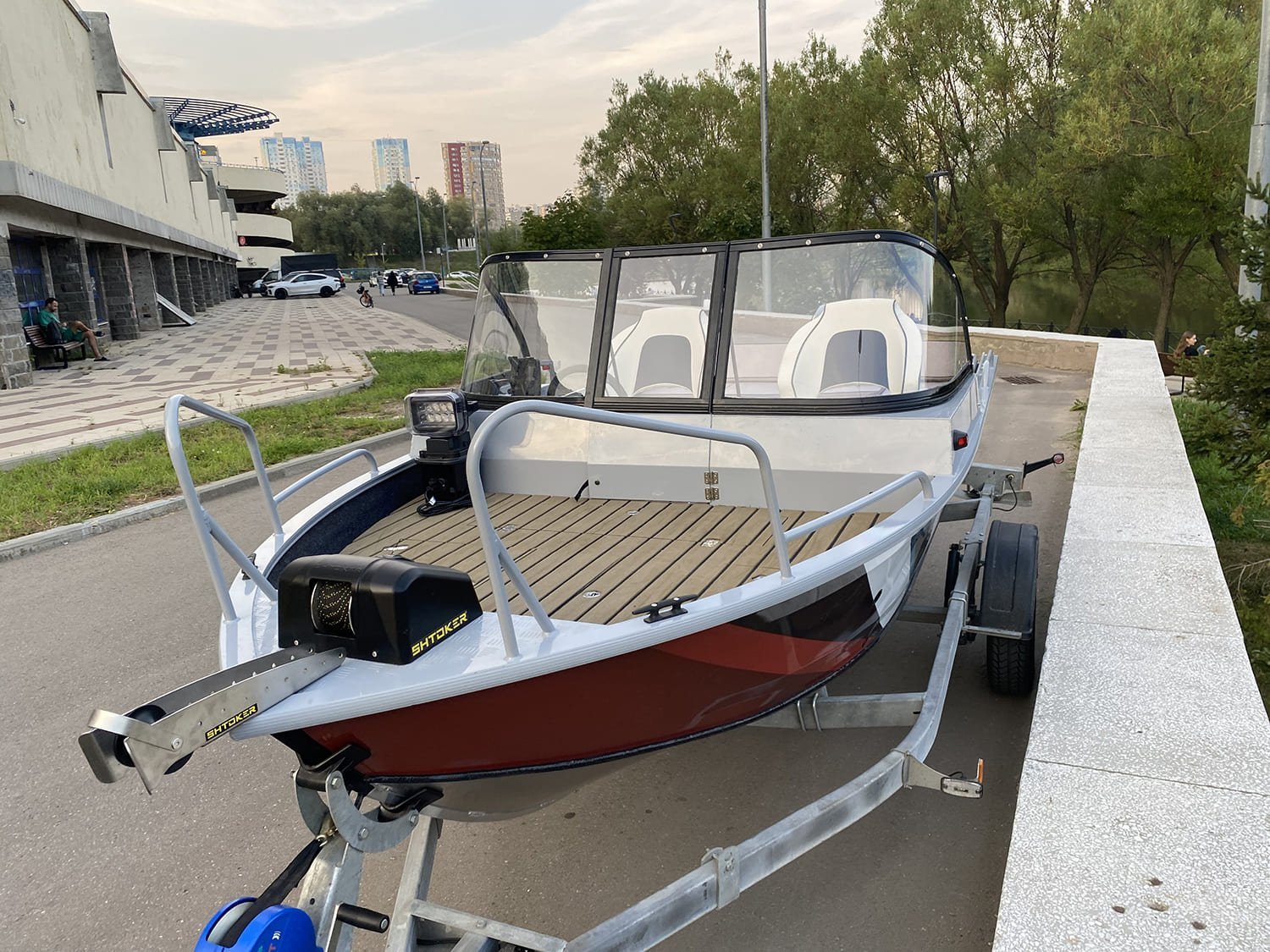 Купить Комплект Алюминиевая лодка (катер) Mikatsu (Микатсу) 470 (Z43) Sport + мотор Mercury ME F60 ELPT EFI в Москве фото2