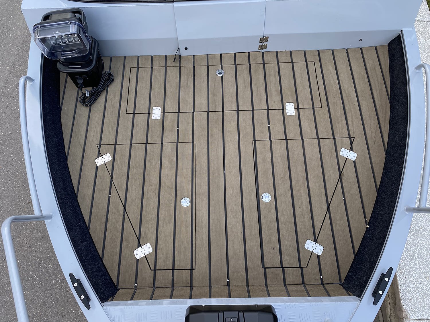 Купить Комплект Алюминиевая лодка (катер) Mikatsu (Микатсу) 470 (Z43) Sport + мотор Sharmax SMF60FEL-T EFI в Москве фото10