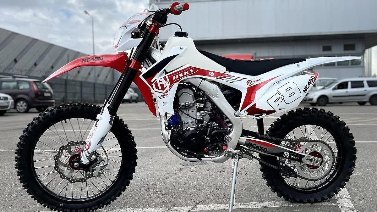 Купить Мотоцикл кроссовый эндуро HASKY F8 450 Б/У в Москве