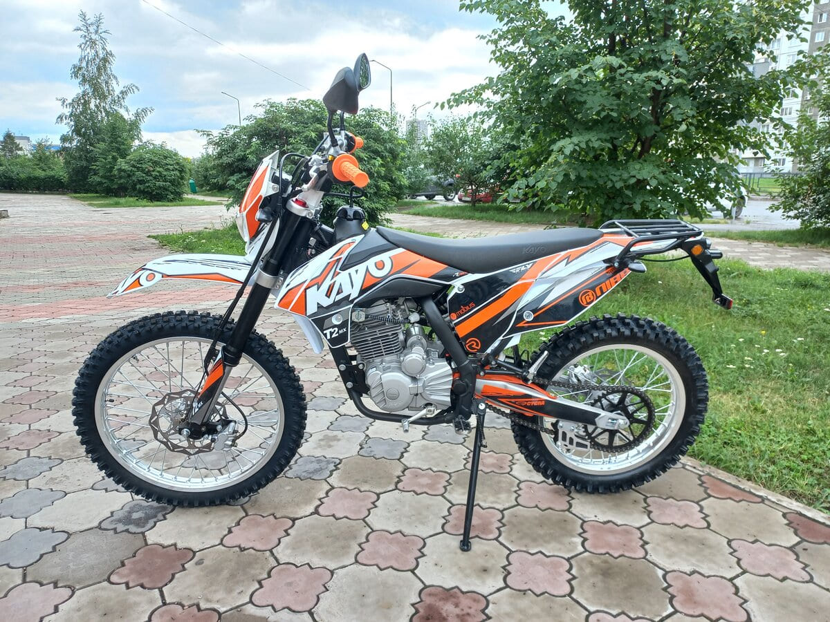 Купить Мотоцикл кроссовый эндуро KAYO T2 250 Б/У в Москве