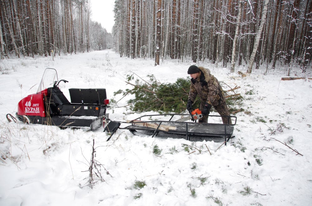 Купить Снегоход РУССКАЯ МЕХАНИКА Буран 4А в Москве фото2