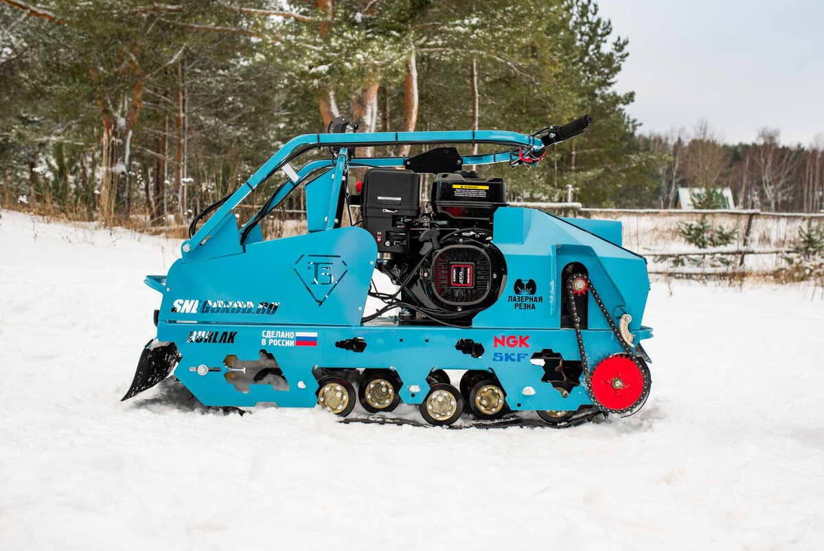 Купить Мотобуксировщик БУРЛАК Таежник 15 л.с в Москве фото10