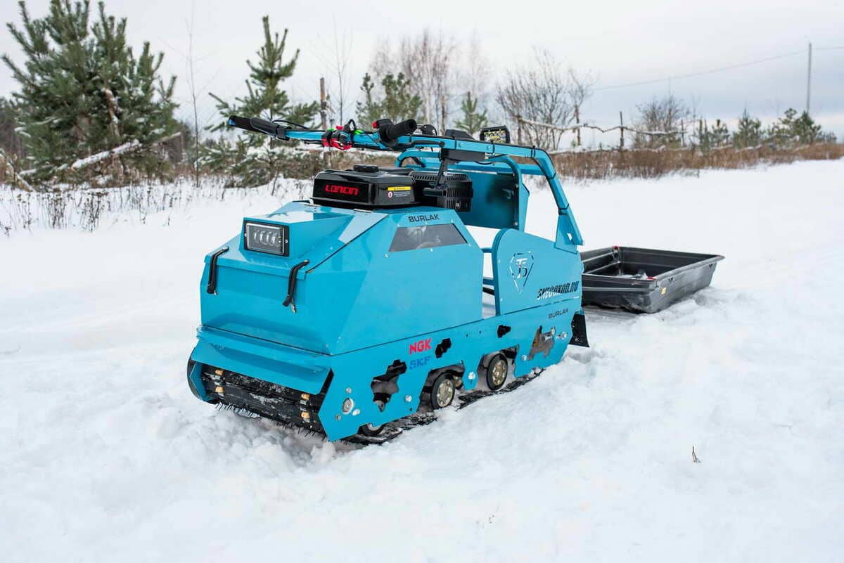 Купить Мотобуксировщик БУРЛАК Таежник 20 л.с в Москве фото8