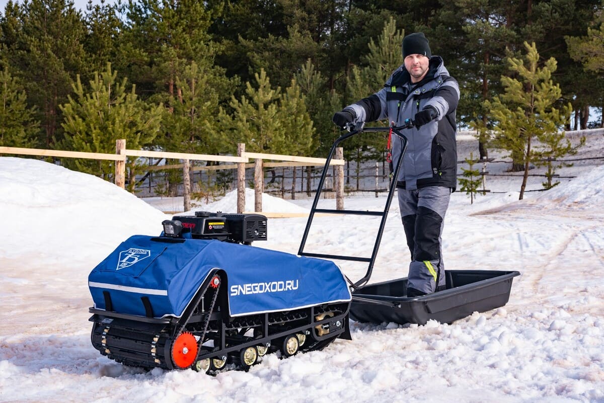 Купить Мотобуксировщик БУРЛАК-М Опти-3 15 л.с. в Москве фото6