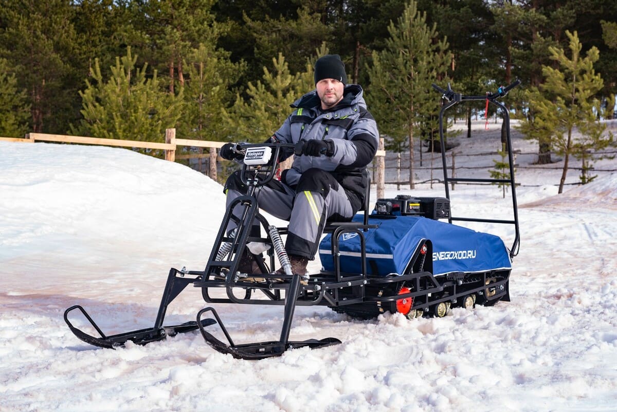 Купить Мотобуксировщик БУРЛАК-М Опти-3 15 л.с. в Москве фото7