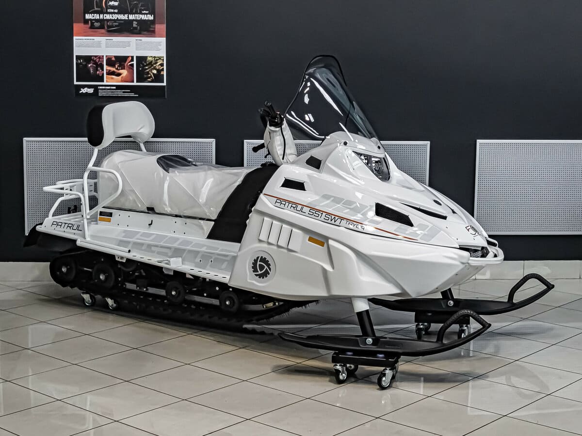 Купить Снегоход РУССКАЯ МЕХАНИКА ТАЙГА Patrul 551 SWT Б/У в Москве