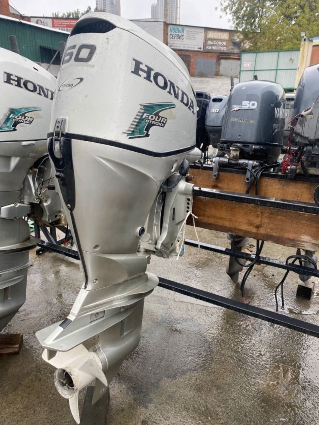 Купить 4х-тактный лодочный мотор HONDA BF60 LRTU в Краснодаре фото2