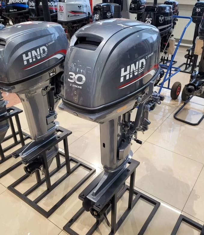 Купить 2х-тактный лодочный мотор HND OB30 HS Б/У в Москве фото2