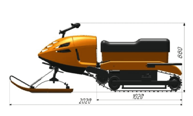 Купить Мини-снегоход ПЕГАС 6,5 л.с. в Москве фото2