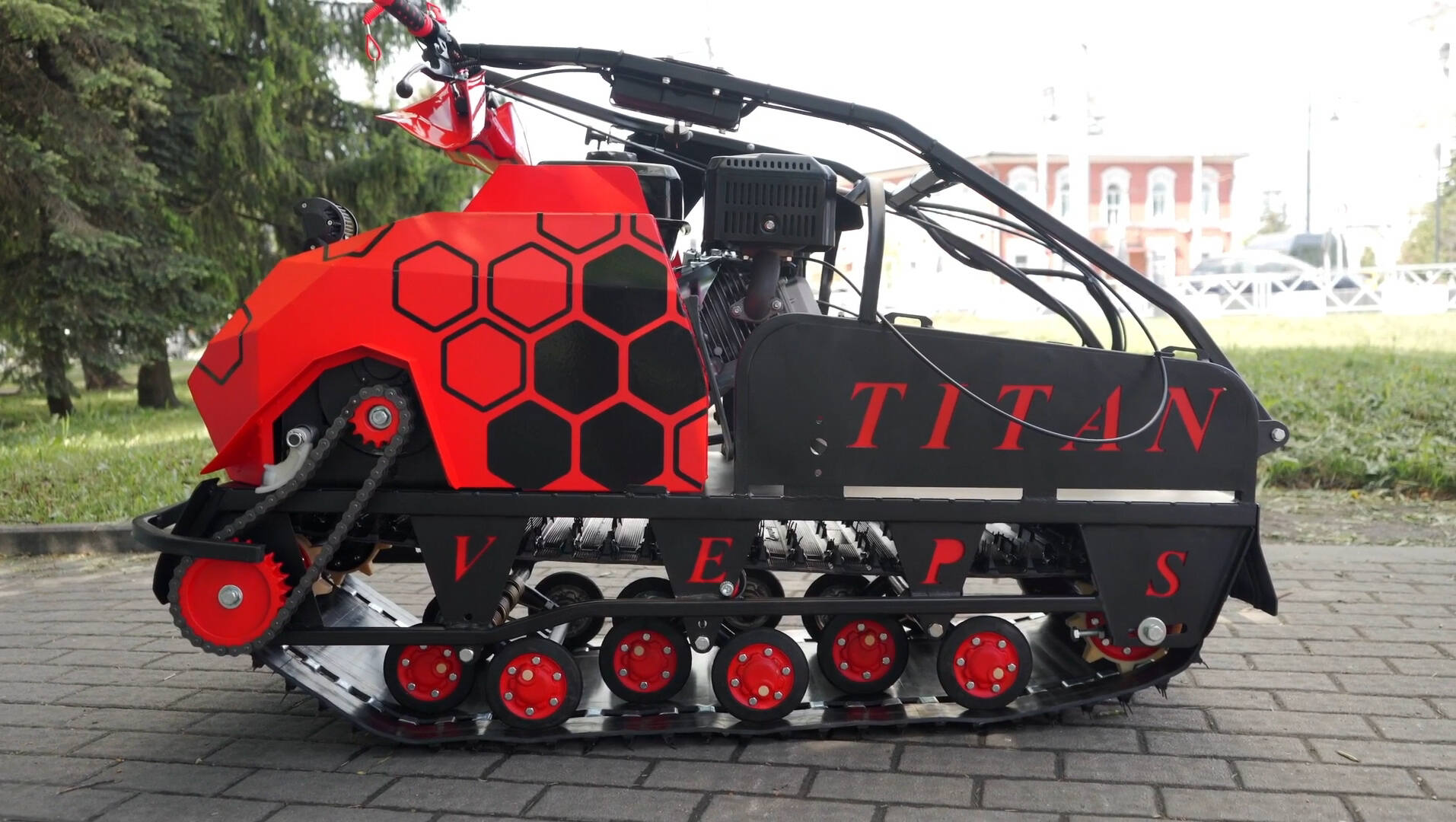 Купить Мотобуксировщик ВЕПС Titan 20 л.с. в Москве фото2