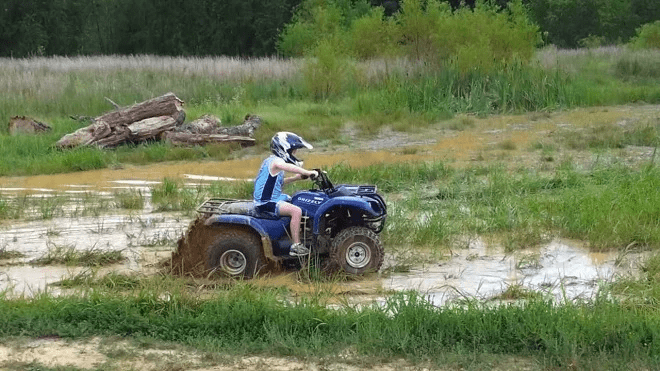 Купить Квадроцикл GRIZZLY 125сс детский в Москве фото3