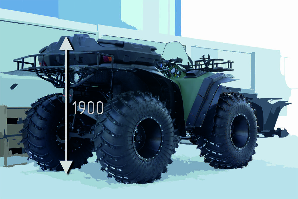 Купить Квадроцикл-болотоход СОКОЛ 1.5 УАЗ Тимкен (ПСМ) в Москве фото5
