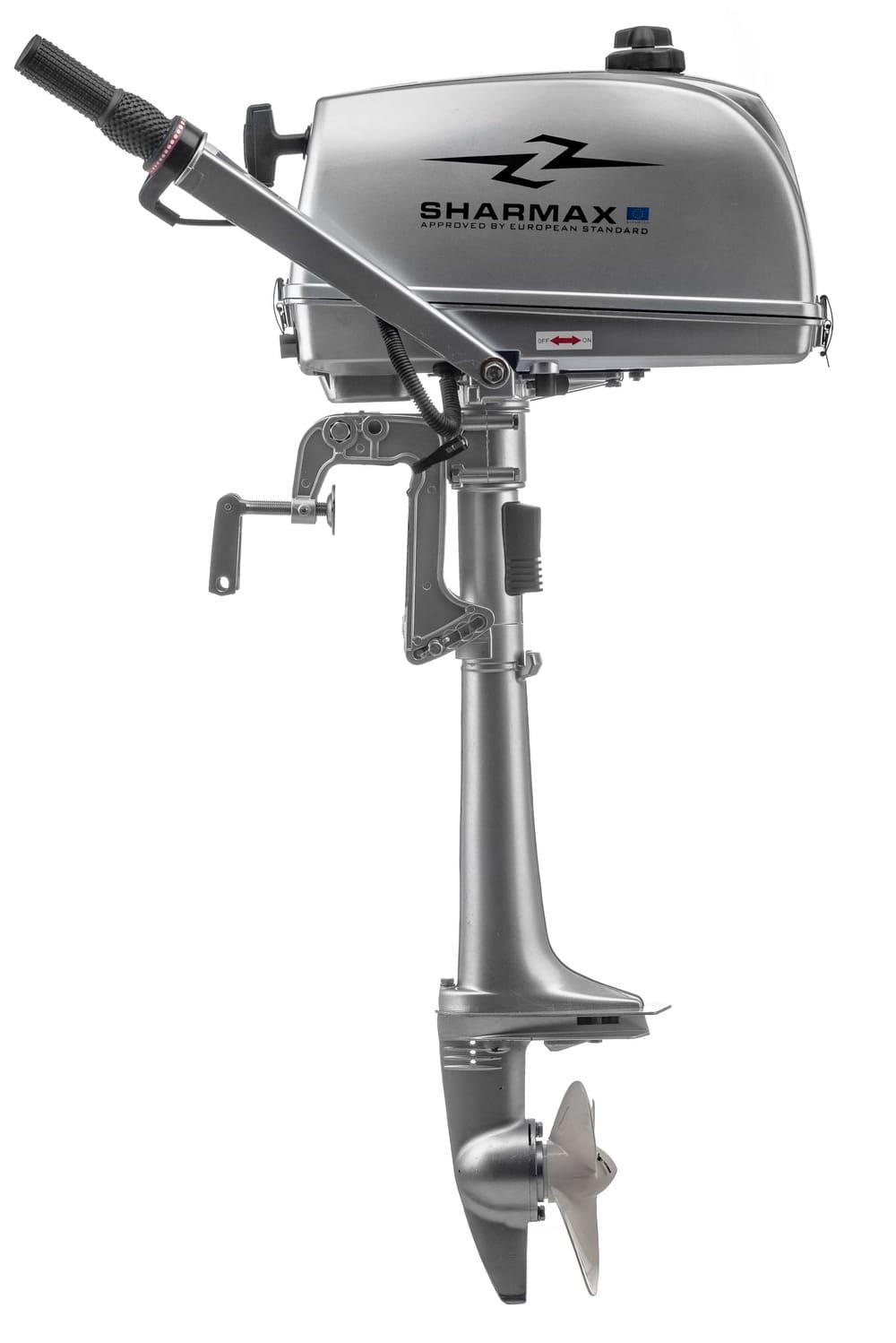 Купить 2х-тактный лодочный мотор SHARMAX SM3.5HS (2024) в Москве фото2