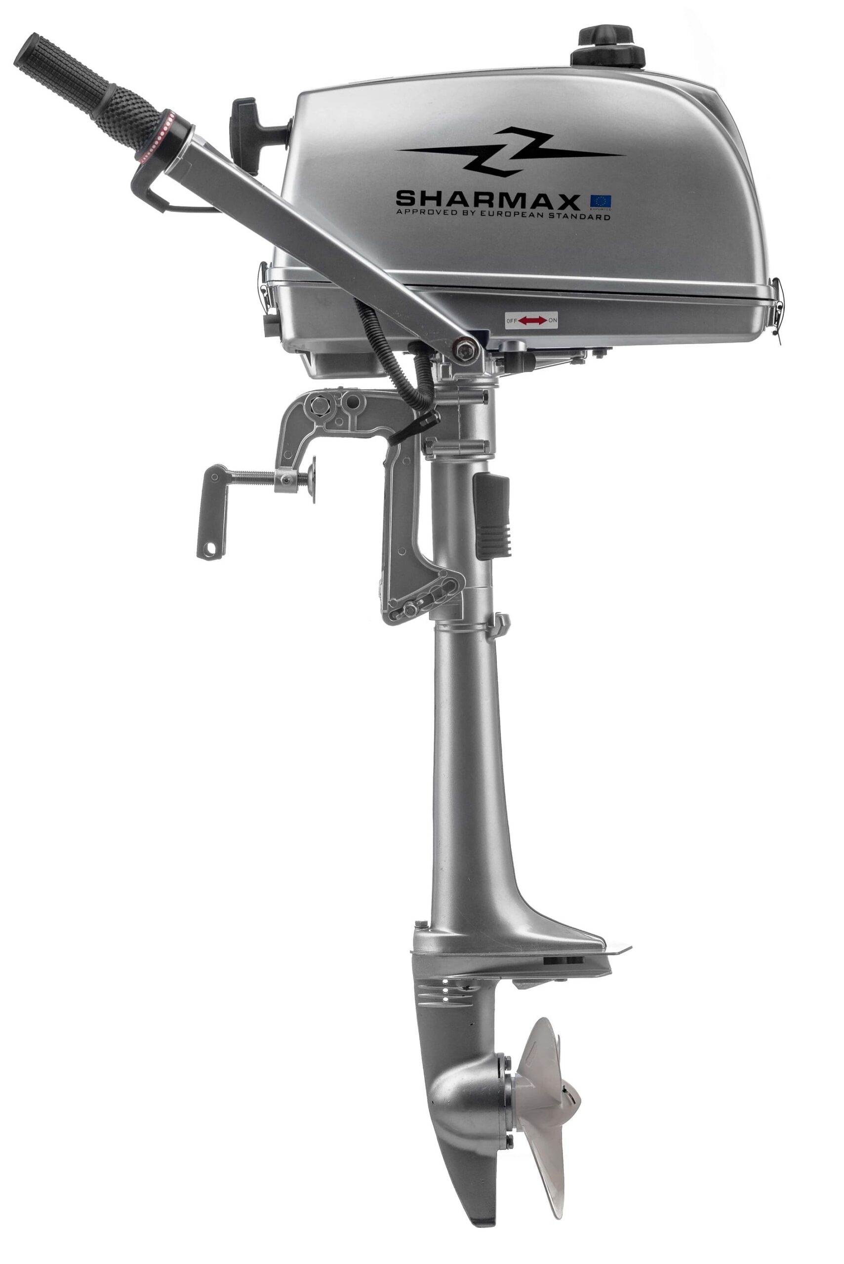 Купить 2х-тактный лодочный мотор SHARMAX SM3.5HS (2024) в Москве фото15