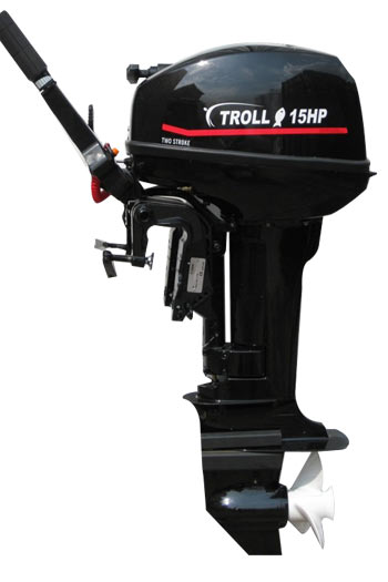 Купить 2х-тактный лодочный мотор TROLL T15S в Москве