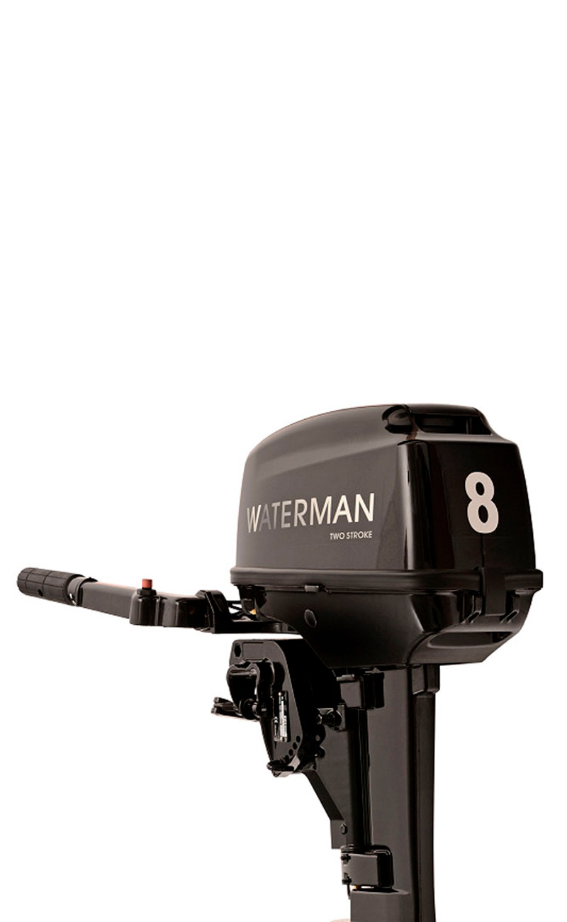 Купить 2х-тактный лодочный мотор WATERMAN T8 BMS в Москве фото2