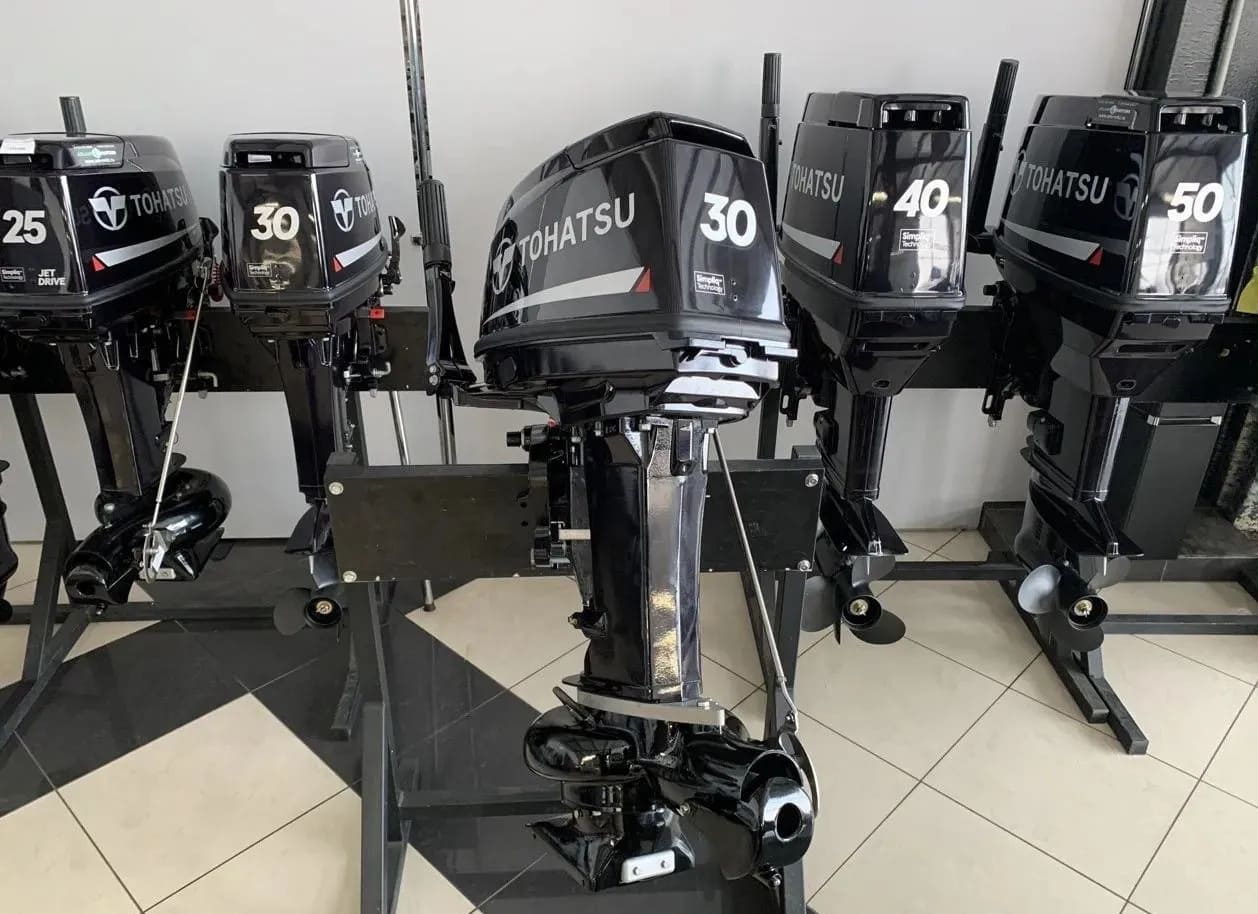 Купить 2х-тактный лодочный мотор TOHATSU M30H S Jet в Москве фото5