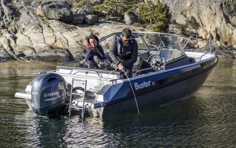 Купить 4х-тактный лодочный мотор YAMAHA F100BETL в Москве фото4