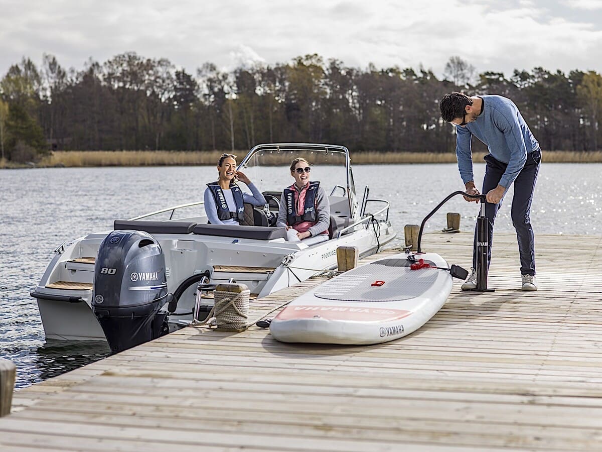 Купить 4х-тактный лодочный мотор YAMAHA F80DETX в Москве фото6