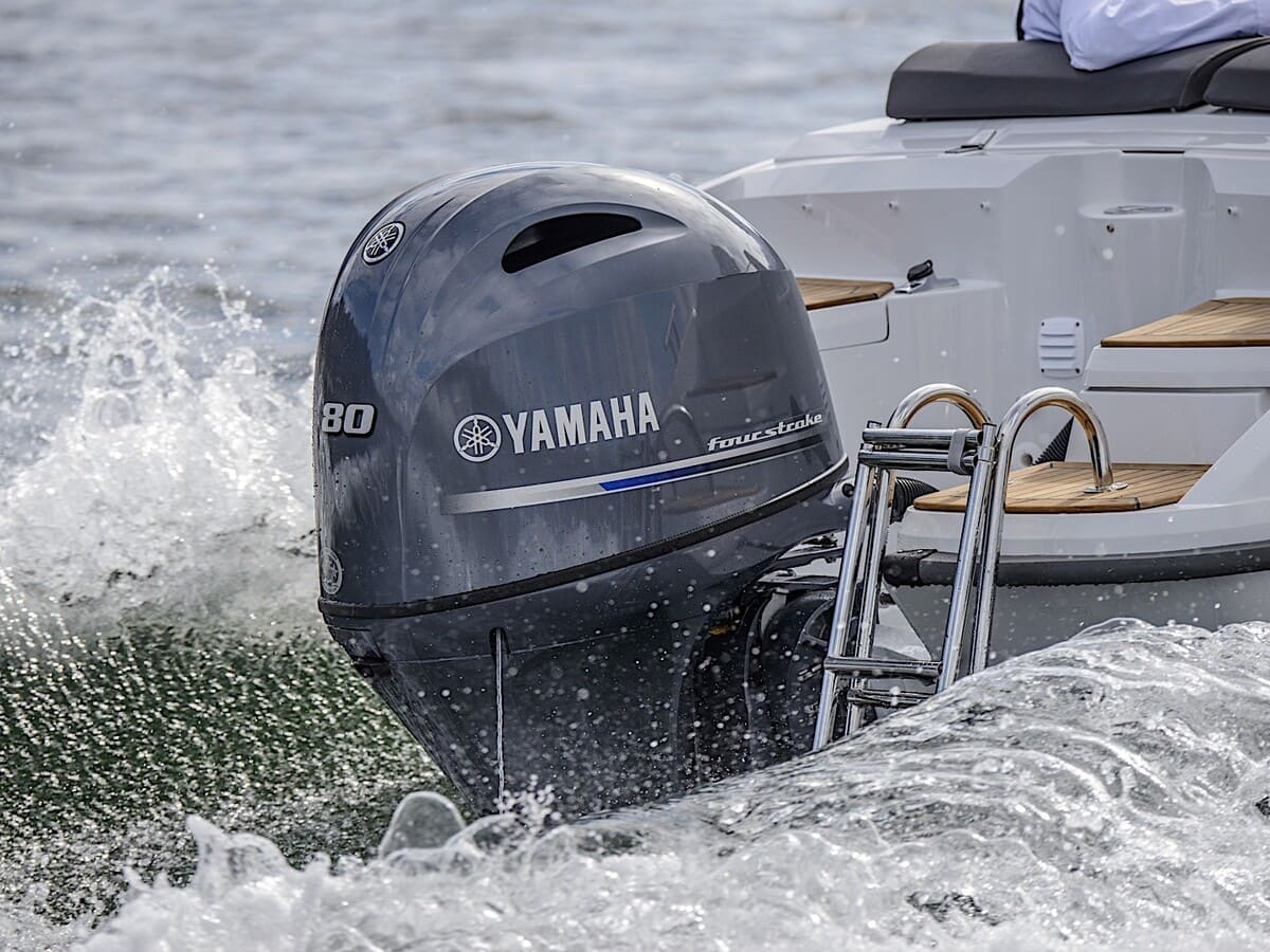 Купить 4х-тактный лодочный мотор YAMAHA F80DETX в Москве фото7