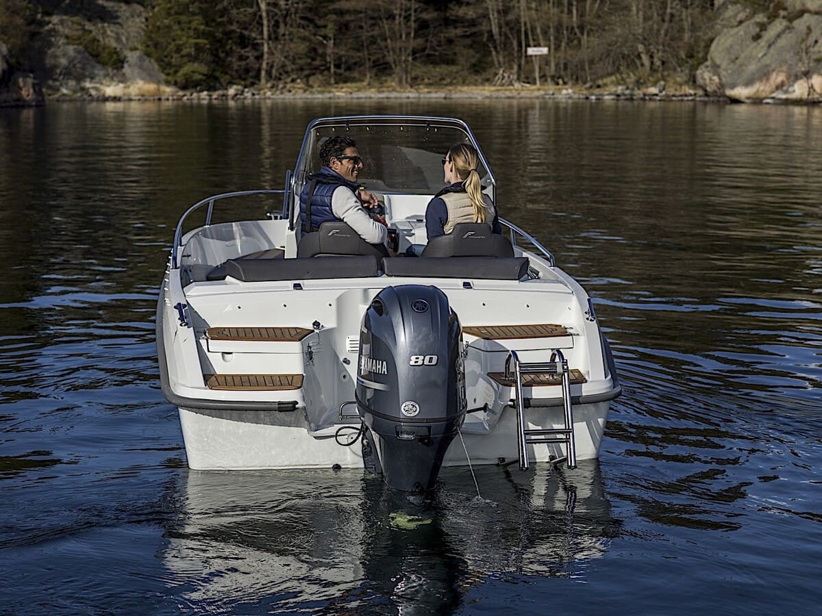 Купить 4х-тактный лодочный мотор YAMAHA F80LB в Москве фото9