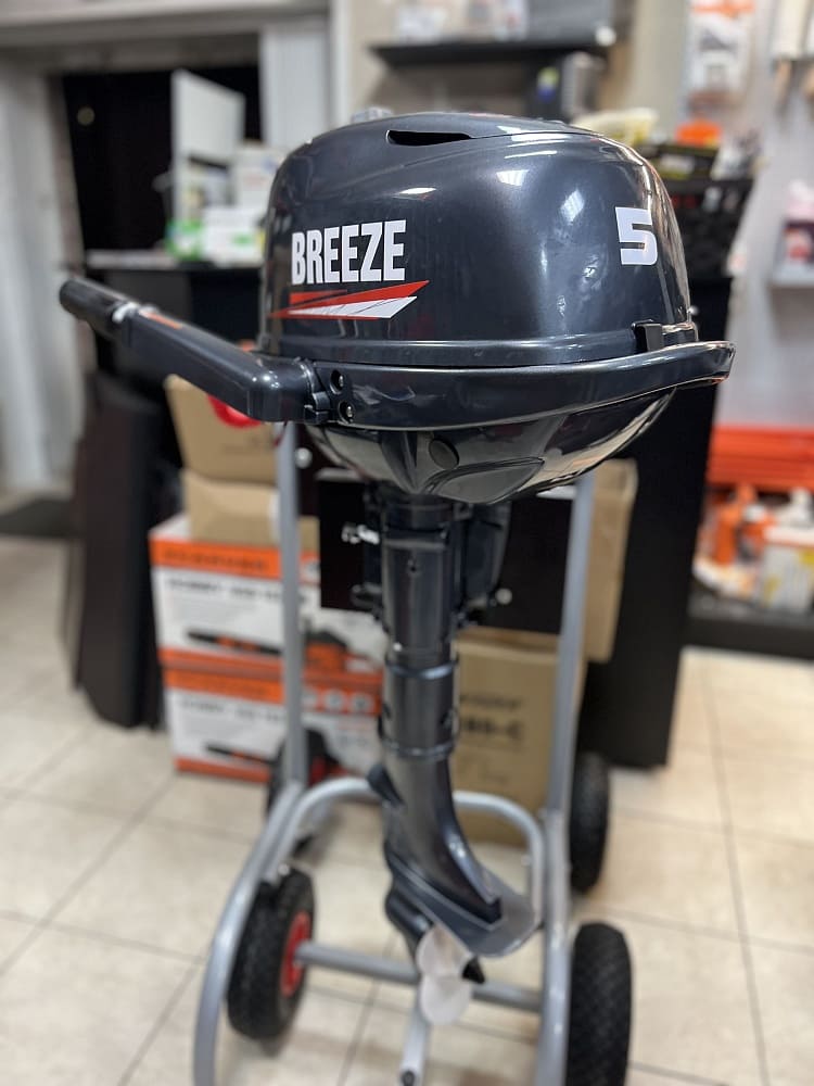 Купить 4х-тактный лодочный мотор BREEZE F5S в Москве фото4