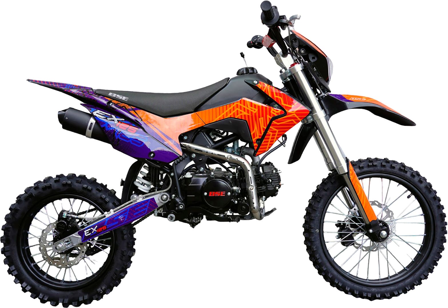 Купить Мотоцикл BSE EX Blue Orange Ant 17/14 PITBIKE в Москве