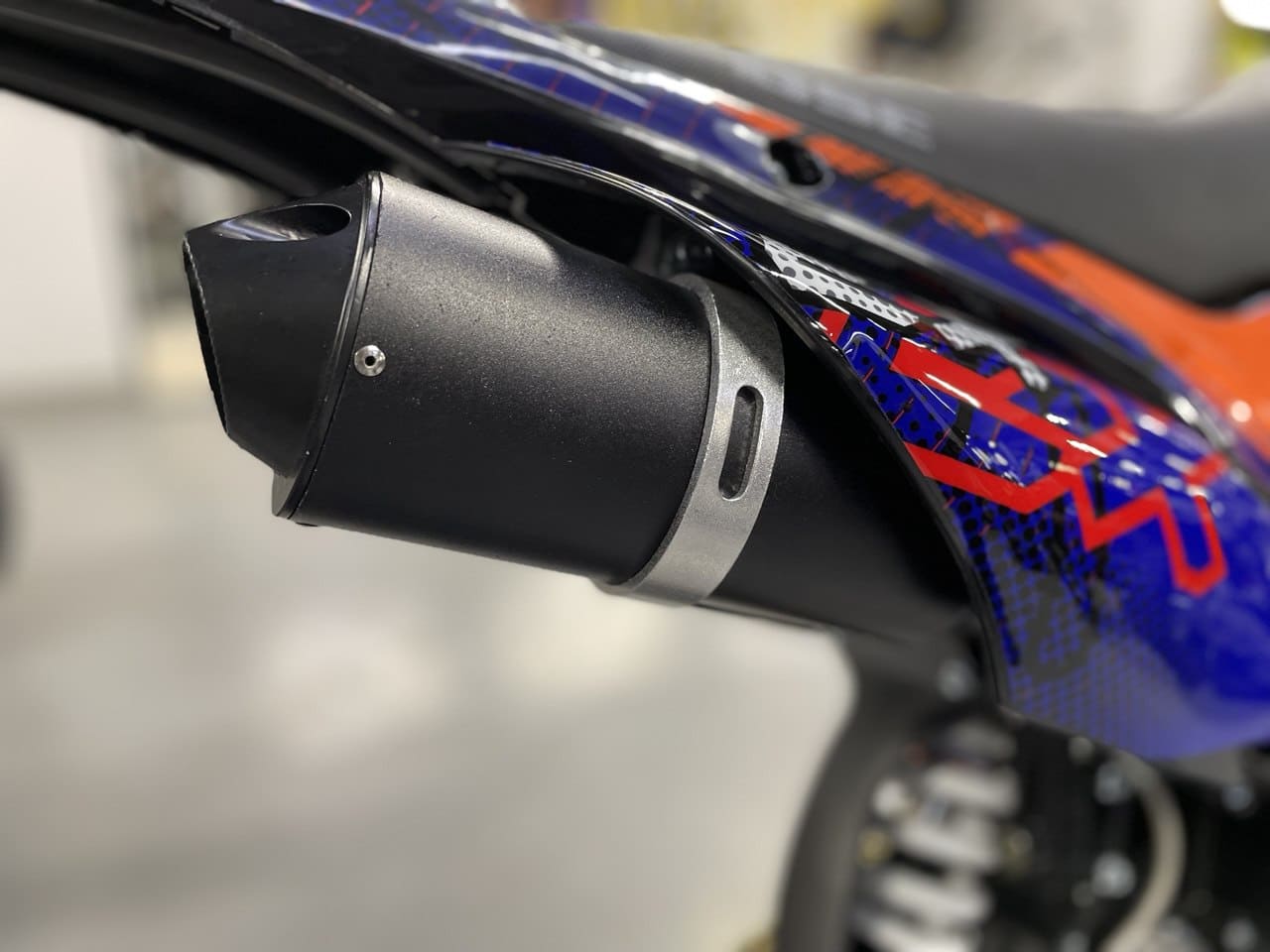 Купить Мотоцикл BSE EX Blue Orange Ant 17/14 PITBIKE в Москве фото6