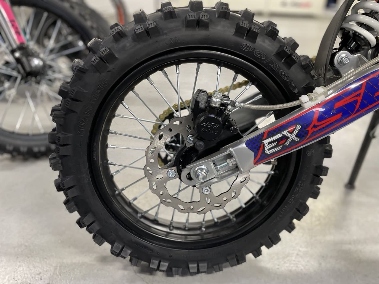 Купить Мотоцикл BSE EX Blue Orange Ant 17/14 PITBIKE в Москве фото9