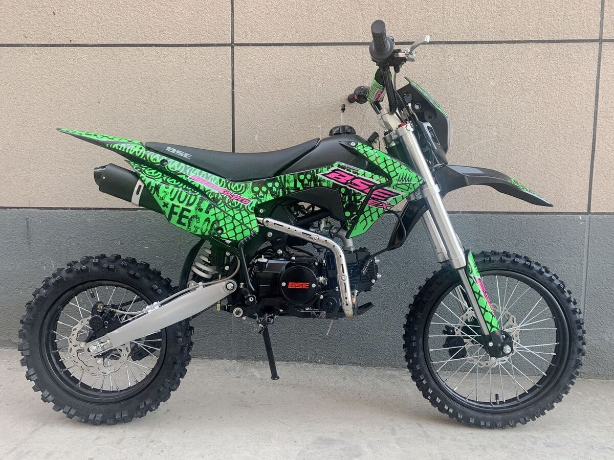 Купить Мотоцикл BSE EX Max13 17/14 Green Pink Neon PITBIKE в Москве фото2