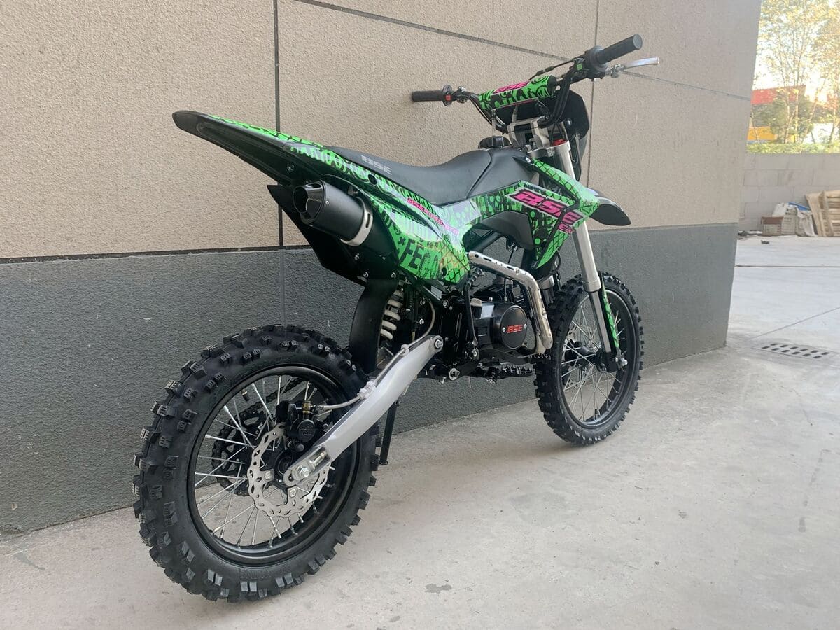 Купить Мотоцикл BSE EX Max13 17/14 Green Pink Neon PITBIKE в Москве фото4