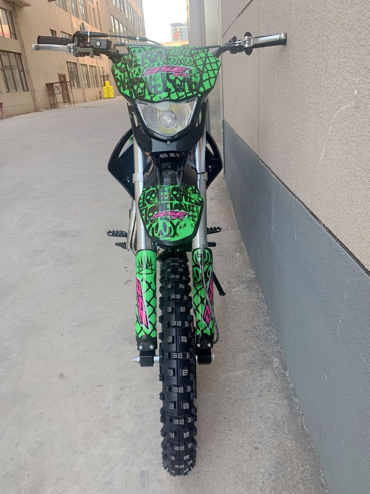 Купить Мотоцикл BSE EX Max13 17/14 Green Pink Neon PITBIKE в Москве фото5