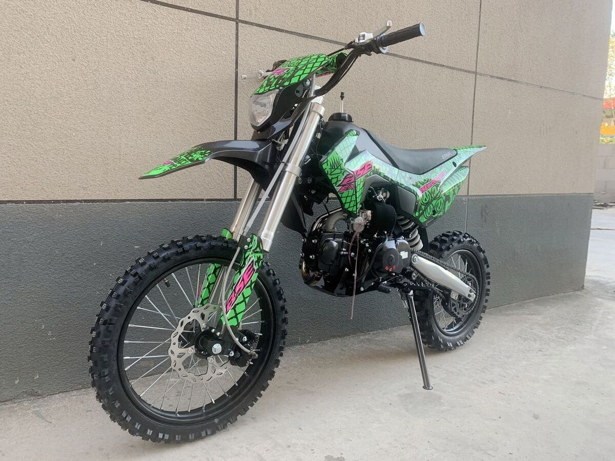 Купить Мотоцикл BSE EX Max13 17/14 Green Pink Neon PITBIKE в Москве фото6