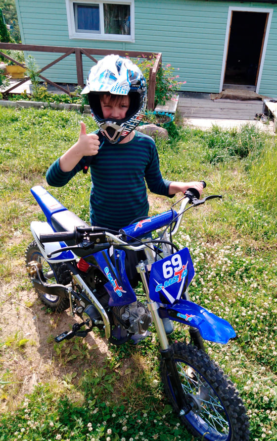 Купить Мотоцикл С.МОТО KXD 607 Люкс PITBIKE в Москве фото6