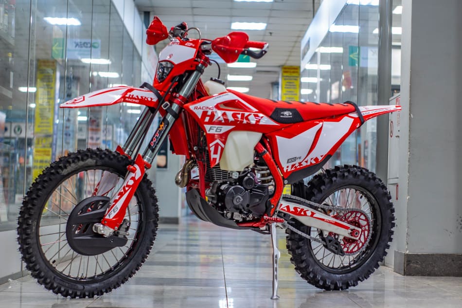 Купить Мотоцикл кроссовый эндуро HASKY F6 Racing 175FMN PR300 в Москве фото16