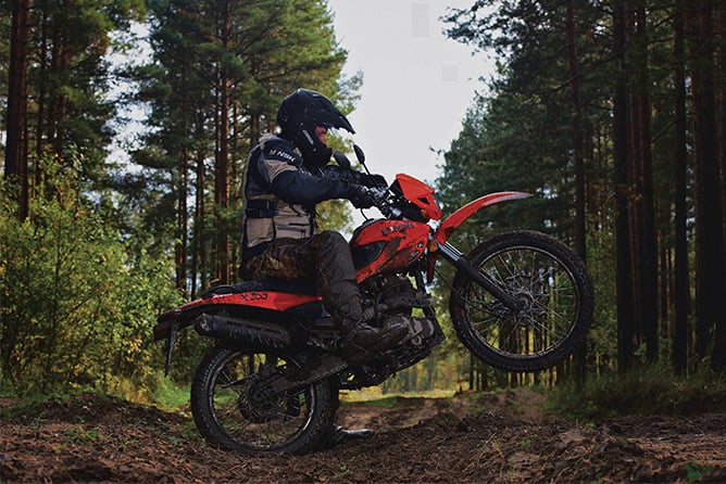 Купить Мотоцикл кроссовый эндуро МИНСК X200 в Москве фото3