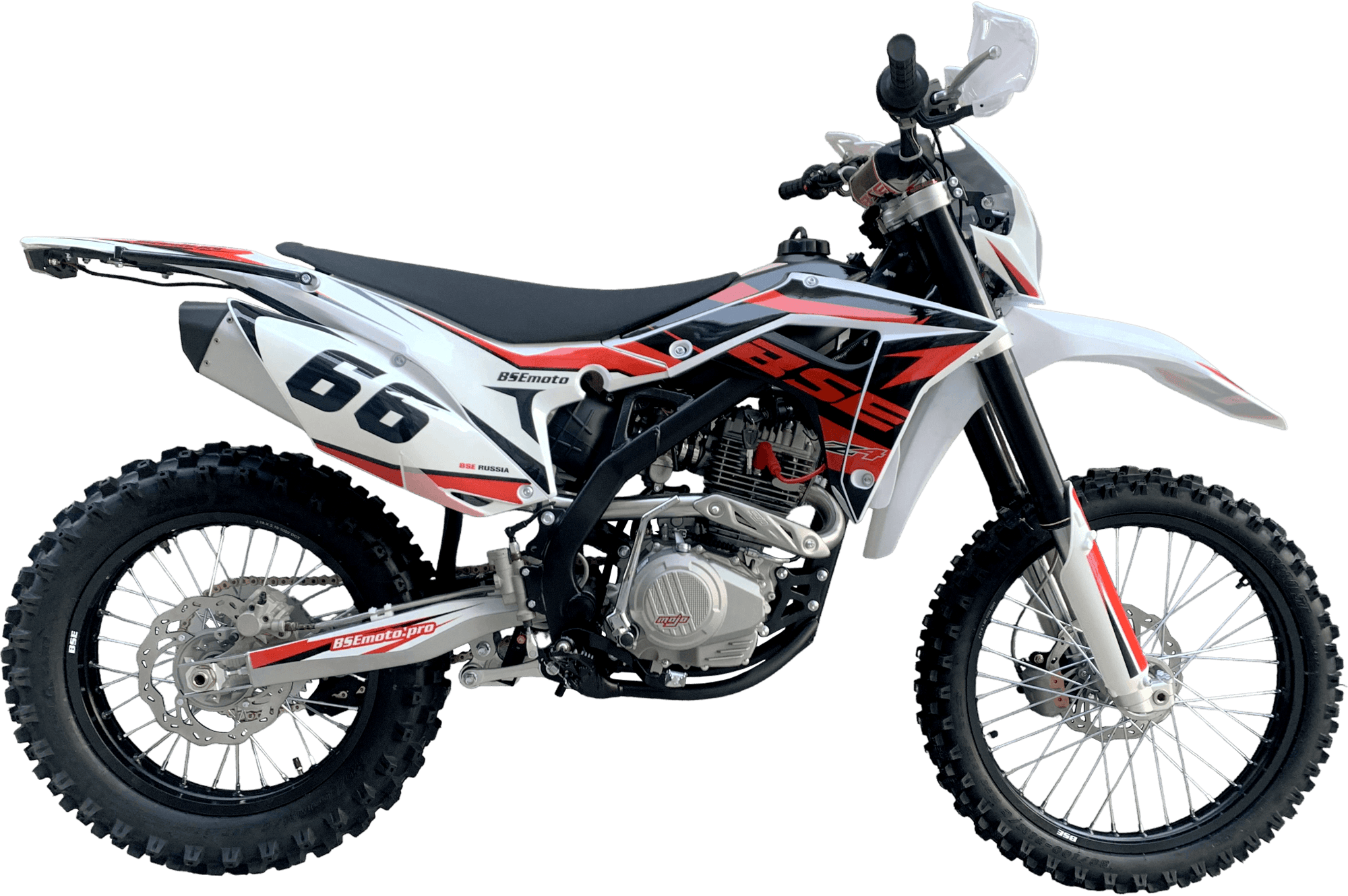 Купить Мотоцикл кроссовый эндуро BSE Z4 Red 66 в Москве фото2