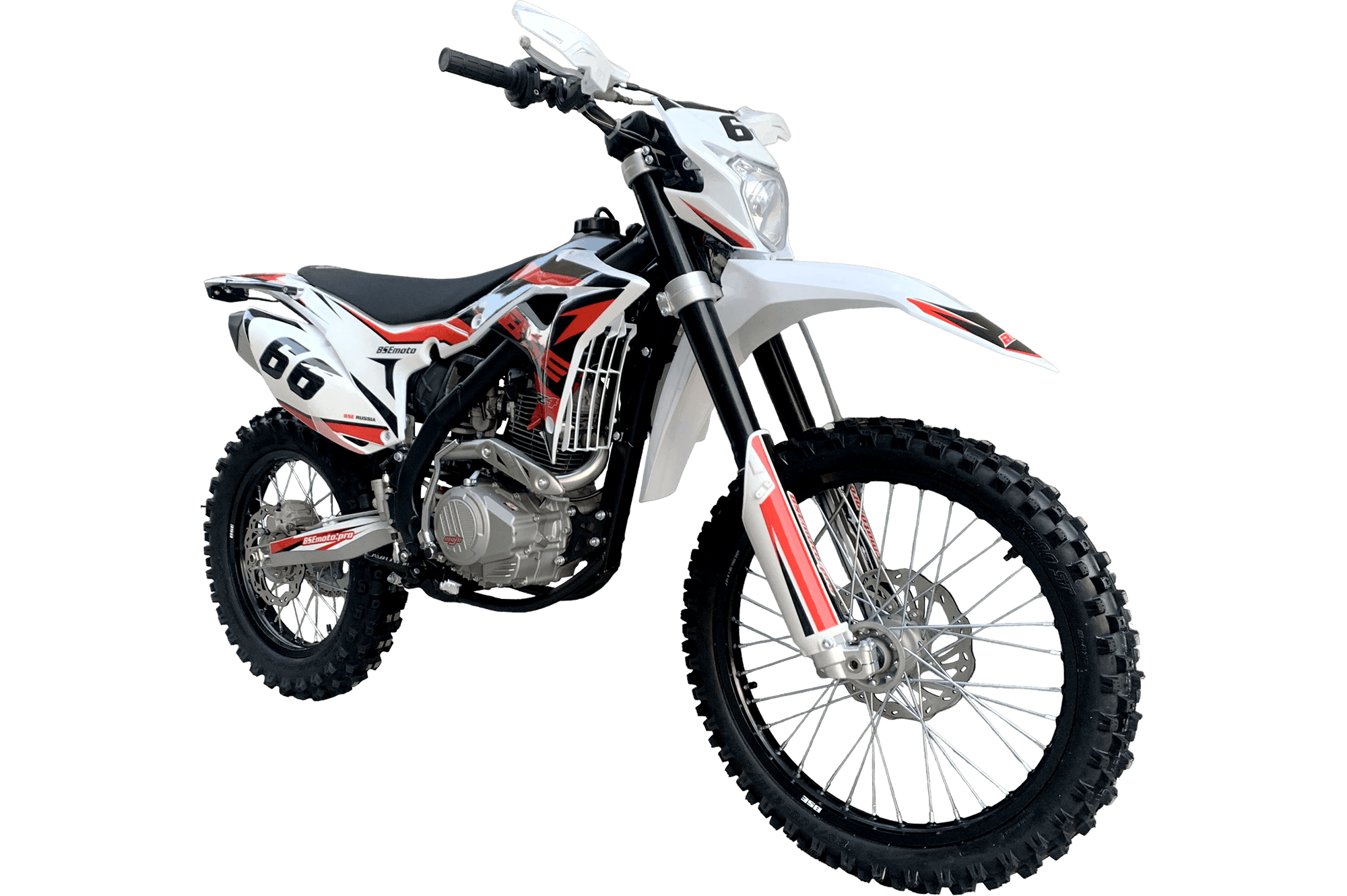 Купить Мотоцикл кроссовый эндуро BSE Z4 Red 66 в Москве фото3