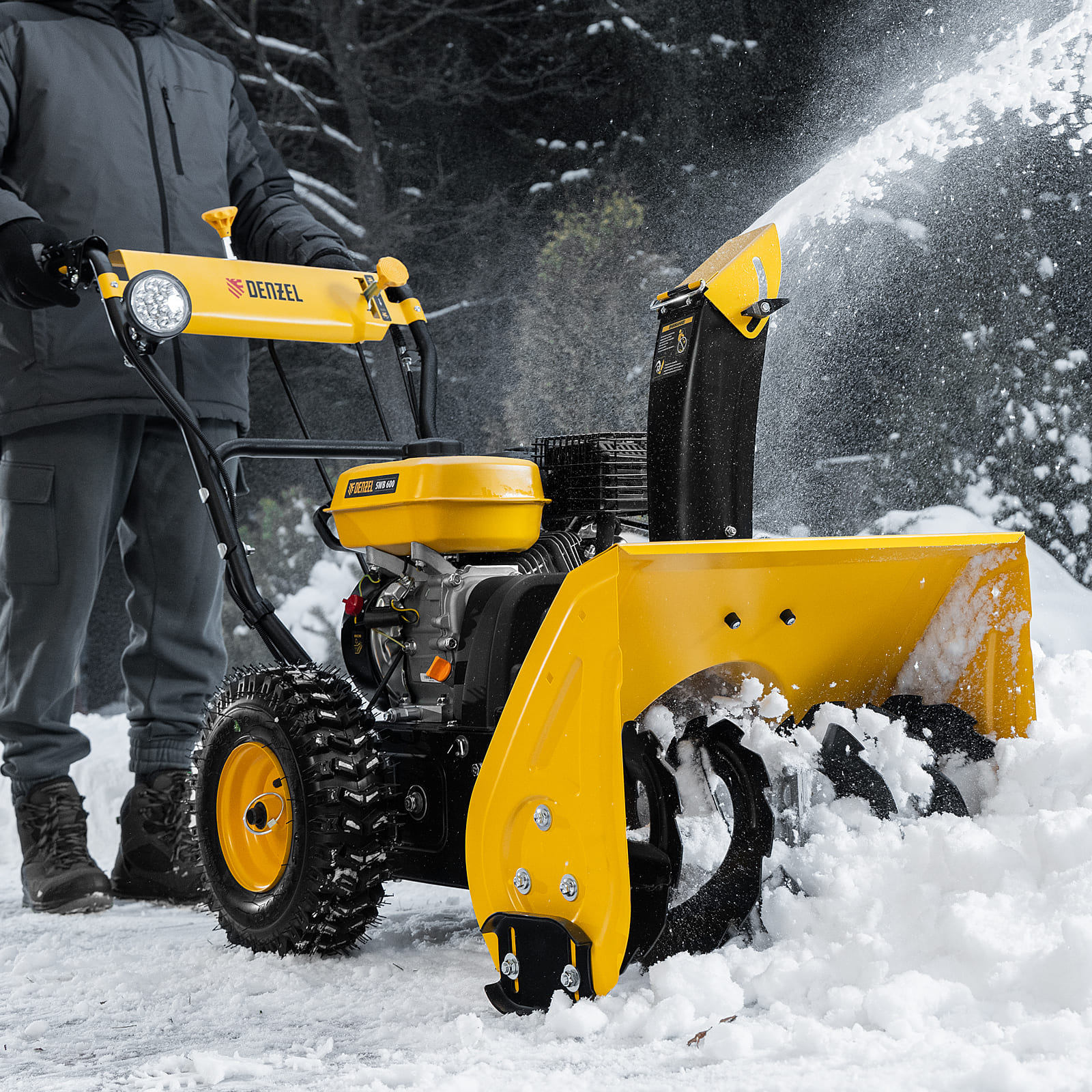 Купить Снегоуборщик DENZEL SWB-600 в Москве фото3