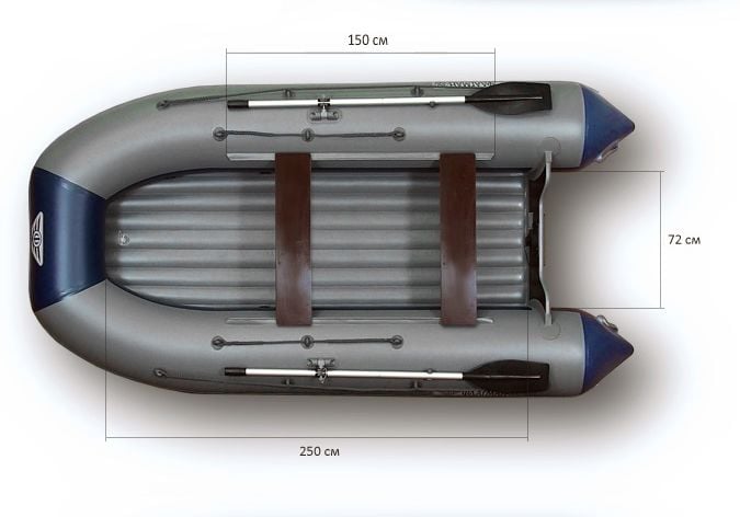 Купить Лодка ПВХ ФЛАГМАН 350L в Москве фото2