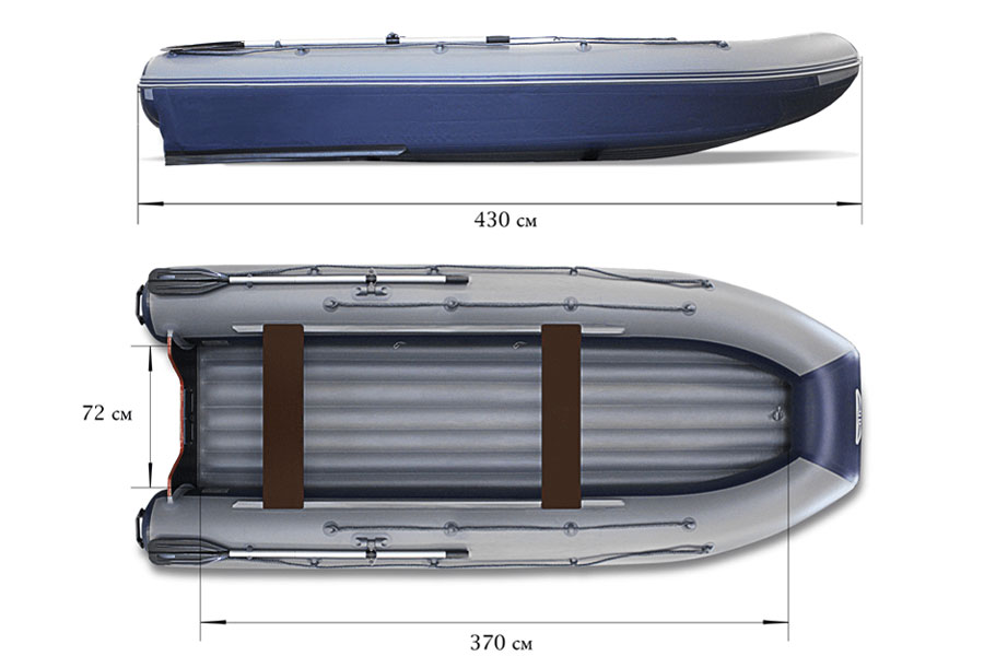 Купить Лодка ПВХ ФЛАГМАН DK 430 Igla в Москве фото4